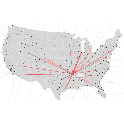 Hierarchical edge bundling